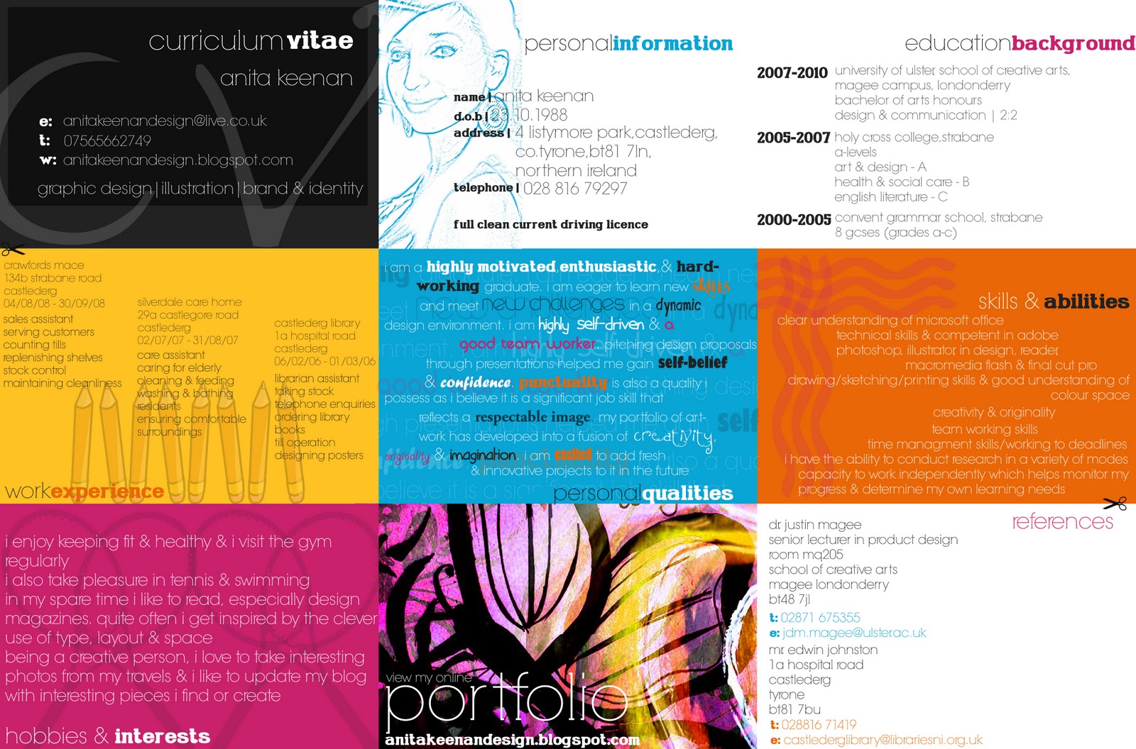 most creative resume