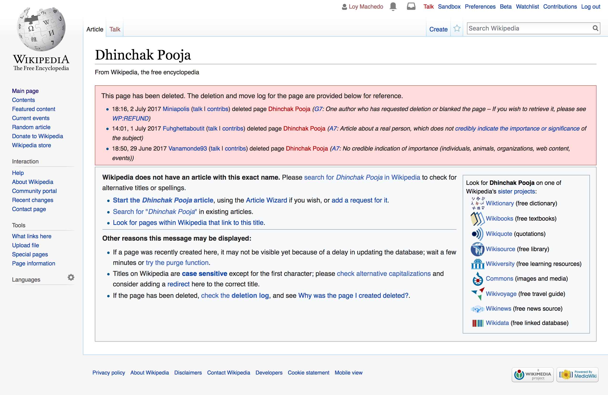Dhinchak Pooja Wikipedia
