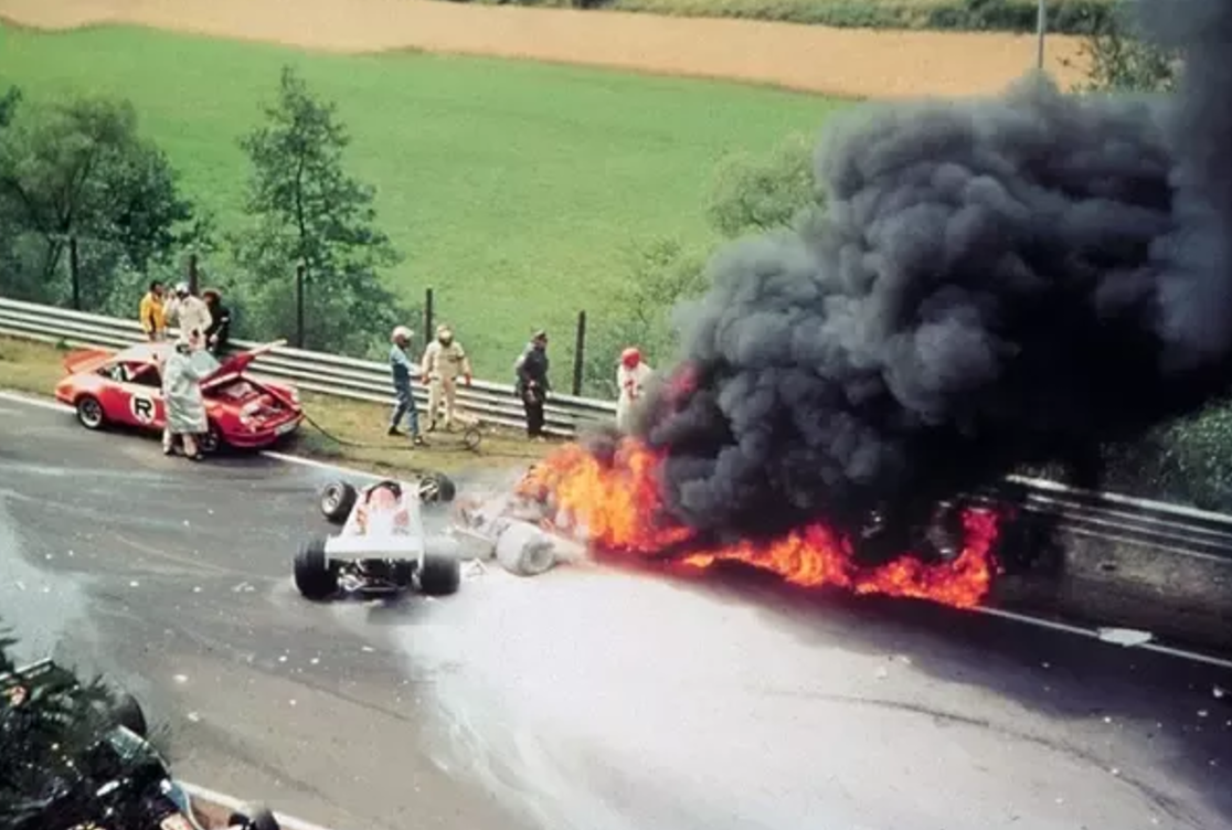 Nikki Lauda Crash